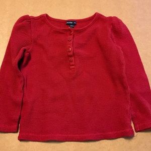 Red Thermal with heart buttons